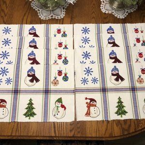 St. Nicholas Square Snowy Days Woven Place…